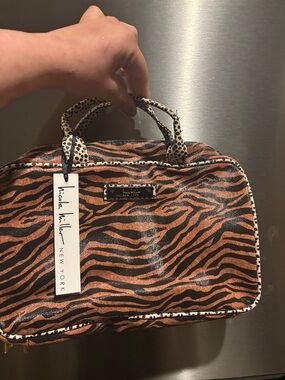 Brown Zebra Print Carry-All Bag
